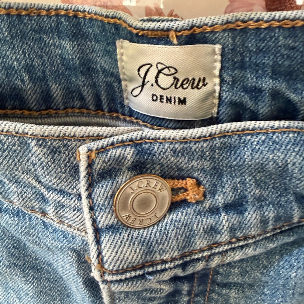 EUC J. Crew Classic Blue Jean Shorts - Picture 2 of 5